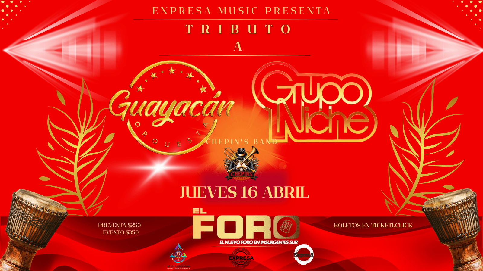 TRIBUTO A ORQUESTA GUAYACAN Y GRUPO NICHE