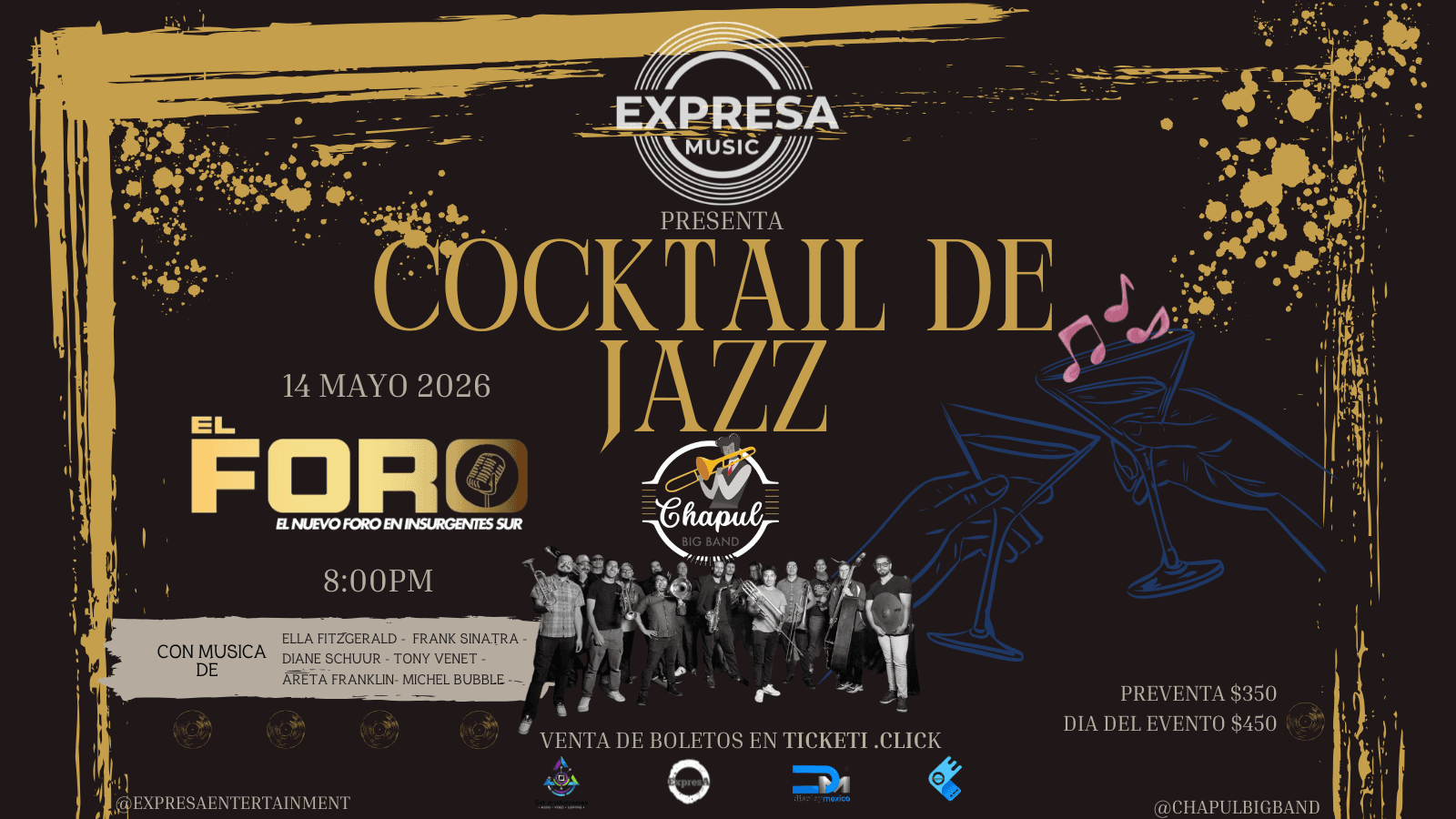 COCKTAIL DE JAZZ con la CHAPUL BIG BAND